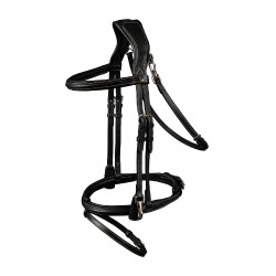 Bridon Waldhausen X-Line Work muserolle combinée Noir