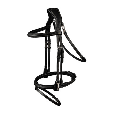 Bridon Waldhausen X-Line Work muserolle combinée Noir