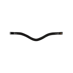 Waldhausen S-Line Blackshine gelakte hoofdstel met gecombineerde pull back neusriem Zwart Waldhausen S-Line Blackshine gelakte hoofdstel met gecombineerde pull back neusriem Zwart