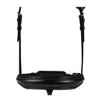 Bridon verni Waldhausen S-Line Blackshine muserolle combinée pull back Noir Bridon verni Waldhausen S-Line Blackshine muserolle combinée pull back Noir