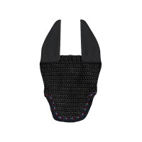 GEM Mesh korte oornetje Zwart / blauw wit rood
