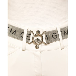 Gordel GEM Zaza Zilverkleurig Grijs