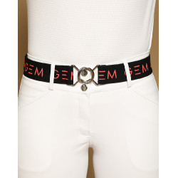 Ceinture GEM Zaza Noir / corail