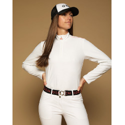 Ceinture GEM Zaza Noir / corail