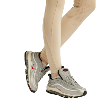 Legging Montar MoZuna Refined Pintucks et gun metal crystals full grip femme Gris clair Legging Montar MoZuna Refined Pintucks et gun metal crystals full grip femme Gris clair