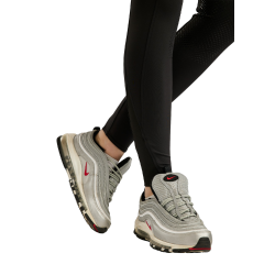 Legging Montar MoZuna Refined Pintucks en gun metal kristallen full grip dames Zwart