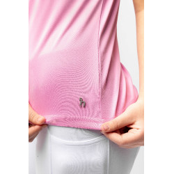 Polo de concours Horze Kaya enfant strass Rose begonia