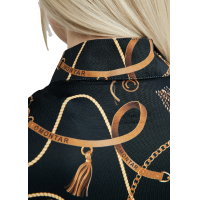 Polo manches courtes Montar imprimé Haily Bridle femme Noir Polo manches courtes Montar imprimé Haily Bridle femme Noir