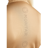 T-shirt d'entrainement manches courtes Montar MoElaine logo découpé au laser femme Latté Marron T-shirt d'entrainement manches courtes Montar MoElaine logo découpé au laser femme Latté Marron