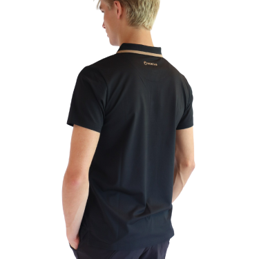 Polo met korte mouwen Montar MoDrake met contrasterende kraag en logo voor heren Polo met korte mouwen Montar MoDrake met contrasterende kraag en logo voor heren