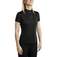 Polo met korte mouwen Montar MoBlair met gunmetal kristallen Junior