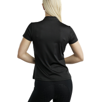 Polo manches courtes Montar MoBlair avec crystal gun metal Junior Noir Polo manches courtes Montar MoBlair avec crystal gun metal Junior Noir