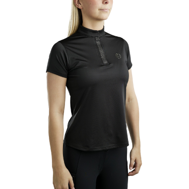 Montar MoBriella Junior trainingsshirt met crystal gun metal