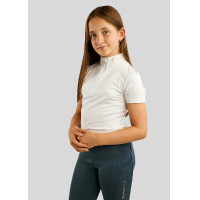 Polo fermeture éclair Montar MoKlara manches courtes Junior imprimé Rosegold