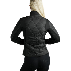 Hybride jas Montar MoMary kristallen gun metal dames Zwart Hybride jas Montar MoMary kristallen gun metal dames Zwart
