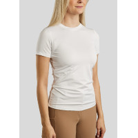 T-shirt maille manches courtes Montar MoStella logo imprimé au laser femme