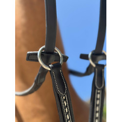 Flèche de martingale Pénélope Point sellier Noir