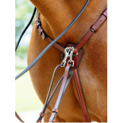 Collier de chasse avec martingale LeMieux Chestnut Marron
