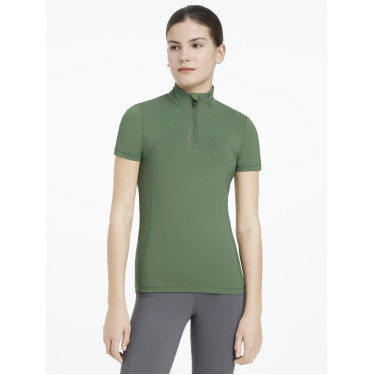 Base Layer LeMieux Young Rider Classique manches courtes Vert hunter