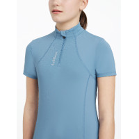 Base Layer LeMieux Young Rider Classique manches courtes Ice blue Bleu