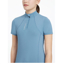 Base Layer LeMieux Young Rider Classique manches courtes Ice blue Bleu