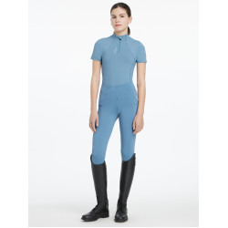 Base Layer LeMieux Young Rider Classique manches courtes Ice blue Bleu
