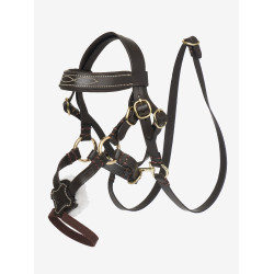 LeMieux Toy Pony hoofdstel met Mexicaanse neusriem Bruin LeMieux Toy Pony hoofdstel met Mexicaanse neusriem Bruin