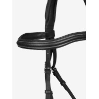 Arika LeMieux hoofdstel met gespleten neusriem Zwart Arika LeMieux hoofdstel met gespleten neusriem Zwart