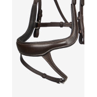 Bridon de muserolle fendu Arika LeMieux Marron