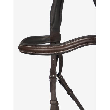Bridon de muserolle fendu Arika LeMieux Marron Bridon de muserolle fendu Arika LeMieux Marron
