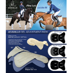 Amortisseur réhausseur Acavallo Noir Amortisseur réhausseur Acavallo Noir