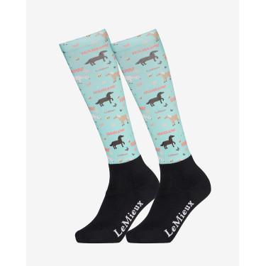 Harlow Mini LeMieux Froostie Pony bedrukte sokken Harlow Mini LeMieux Froostie Pony bedrukte sokken