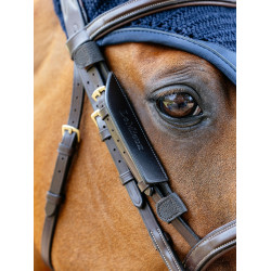 Oeillères de bridon LeMieux en cuir Marron Oeillères de bridon LeMieux en cuir Marron