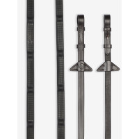 Rênes caoutchouc LeMieux Ergo Grip Marron