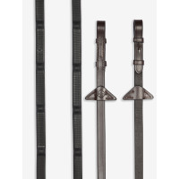 Rênes caoutchouc LeMieux Ergo Grip Havane Marron Rênes caoutchouc LeMieux Ergo Grip Havane Marron