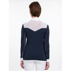 Wedstrijdpolo LeMieux Emily lange mouwen Marine Marineblauw Wedstrijdpolo LeMieux Emily lange mouwen Marine Marineblauw