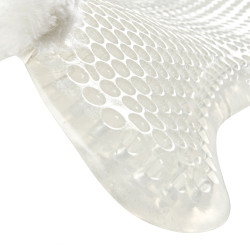 Amortisseur Acavallo mouton réhausseur avant Transparent / mouton blanc