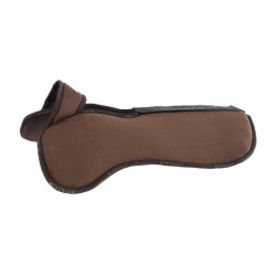 Schokdemper met verstelbare zakken en verhoogde voorkant en achterkant Piuma WFS in suède Acavallo Bruin