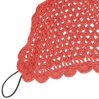 Bonnet chasse-mouches long Equestro Rouge Bonnet chasse-mouches long Equestro Rouge