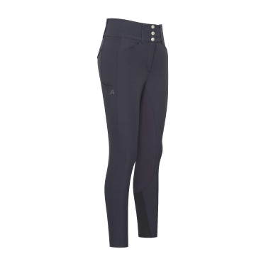 Euro-Star Aurelia Connect FullGrip damesrijbroek Nacht Marineblauw