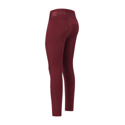Legging d'équitation Euro-Star Ares FullGrip Amarena Rouge