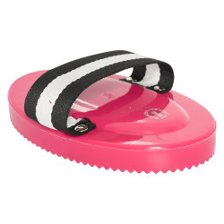 Etrille pvc avec manche Imperial Riding Fuchsia