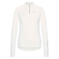 Polo manches longues Imperial Riding Parla femme Blanc
