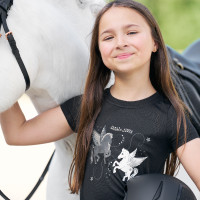 T-shirt Imperial Riding Star Sky enfant Noir