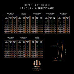 Imperial Riding Olania Dressuurlaarzen Lang/Breed Zwart gebrek / kristal