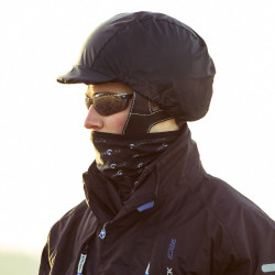 Lichte halsbeschermer voor de zomer Finn-Tack Pro Zwart