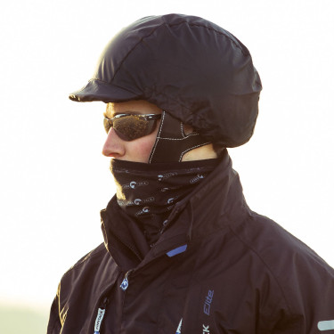 Lichte halsbeschermer voor de zomer Finn-Tack Pro Zwart