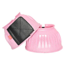 Cloches Imperial Rding Bells PVC Rose clair glitter