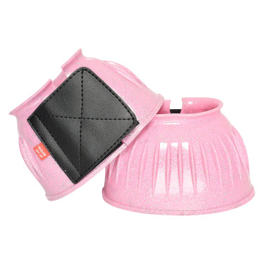 Cloches Imperial Rding Bells PVC Rose clair glitter