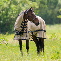 Couverture anti-mouches HV Polo Nena Paille Marron